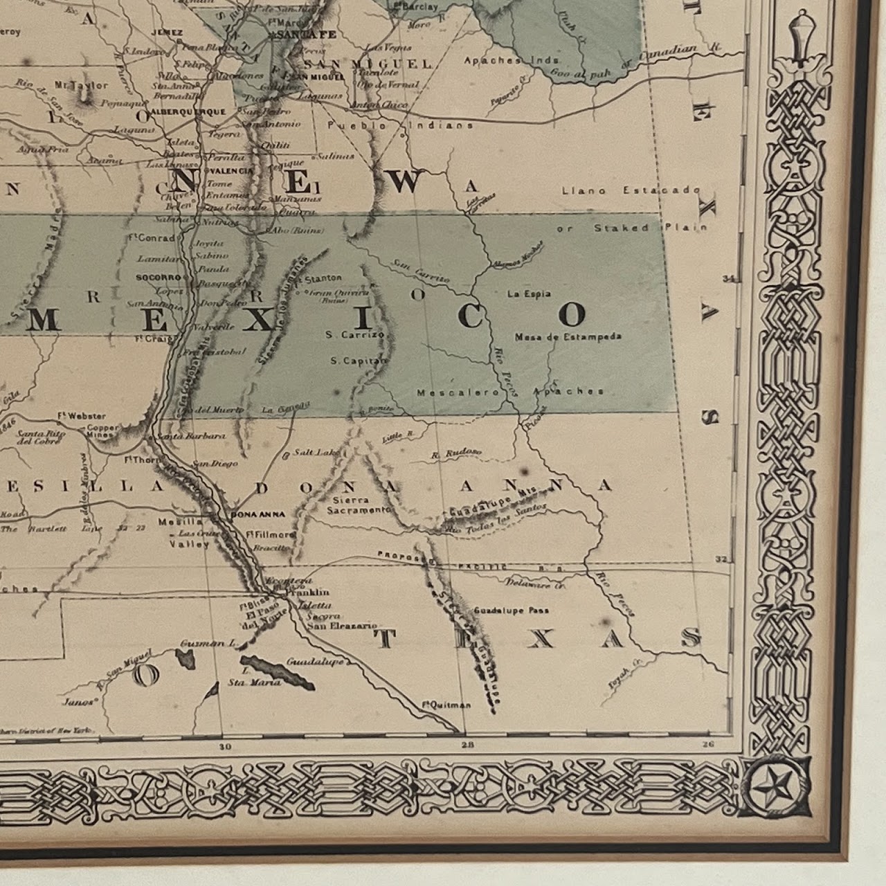 Civil War Era 'Johnson's California, with Utah, Nevada, Colorado...' Map, Circa 1866