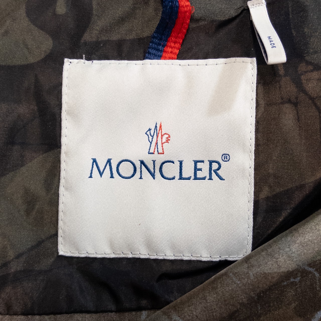 Moncler Nath Camouflage Hooded Windbreaker Jacket