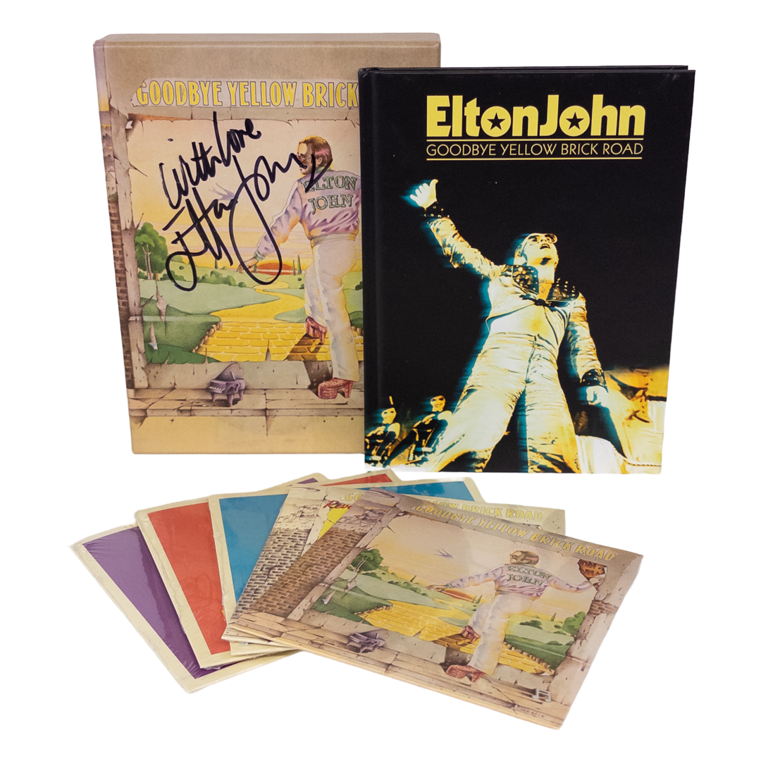 Elton John Mercury 2014 'Yellow Brick Road' Signed Collector Box CD Set