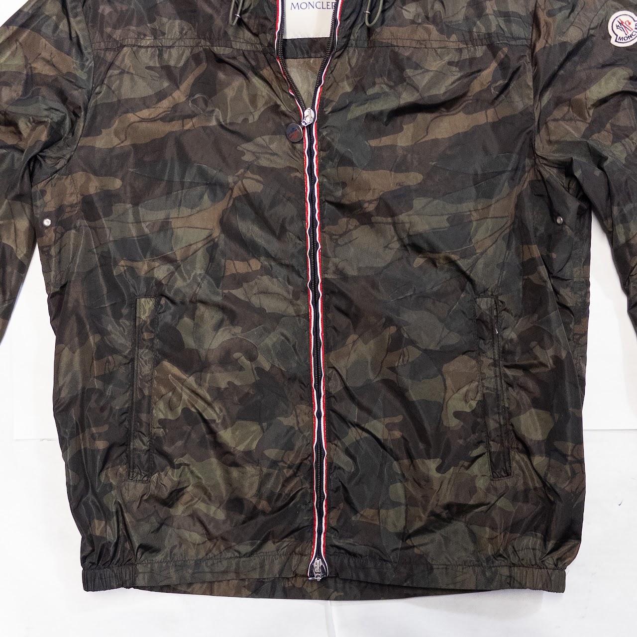 Moncler Nath Camouflage Hooded Windbreaker Jacket