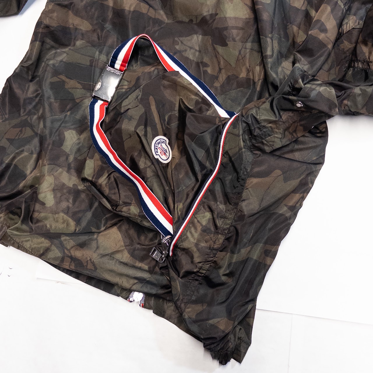 Moncler Nath Camouflage Hooded Windbreaker Jacket