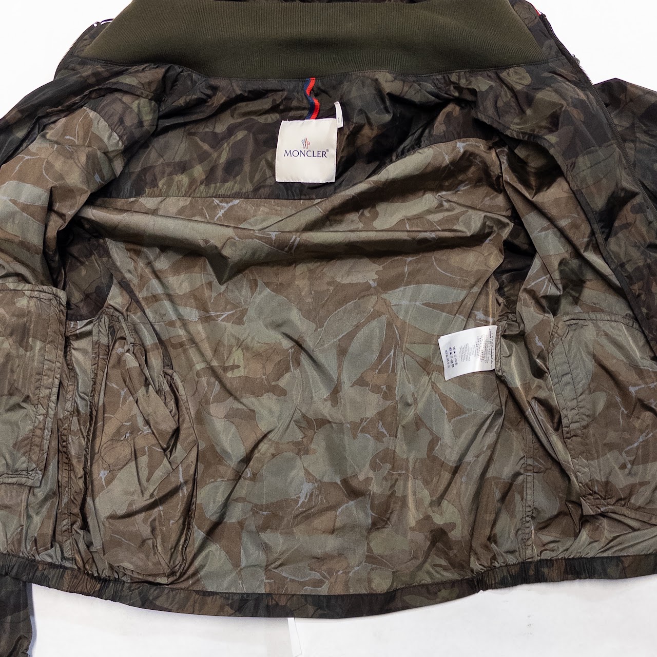 Moncler Nath Camouflage Hooded Windbreaker Jacket