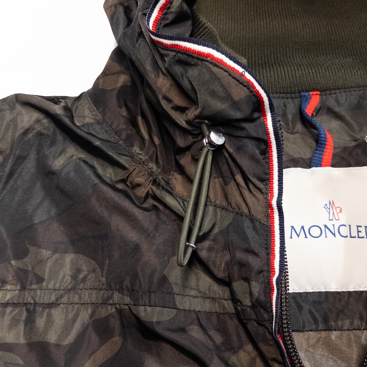 Moncler Nath Camouflage Hooded Windbreaker Jacket