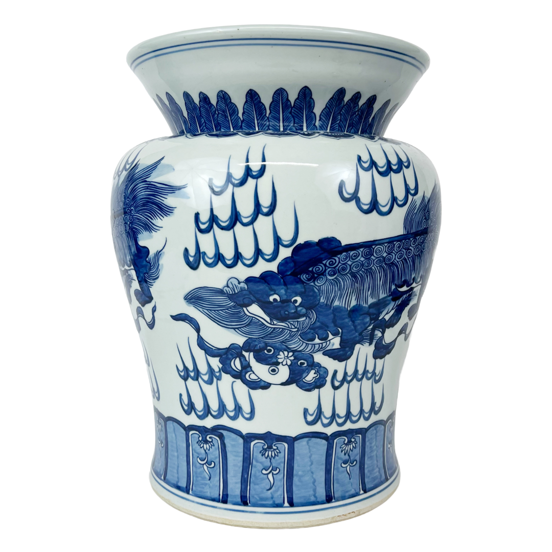 Chinese Contemporary Porcelain Dragon Garden Stool