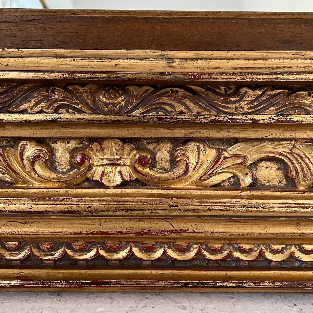 Carved Gilt Mantel Mirror