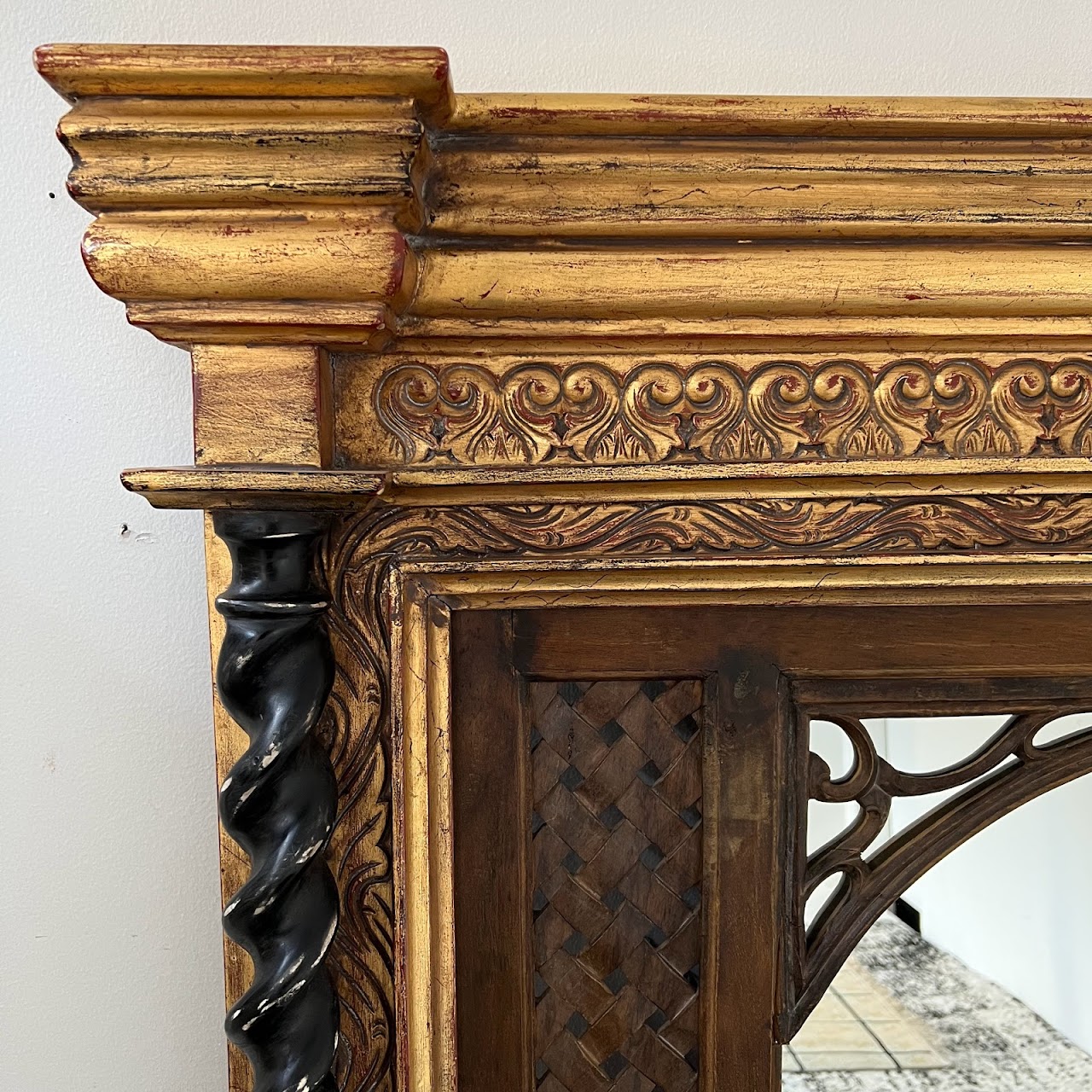 Carved Gilt Mantel Mirror