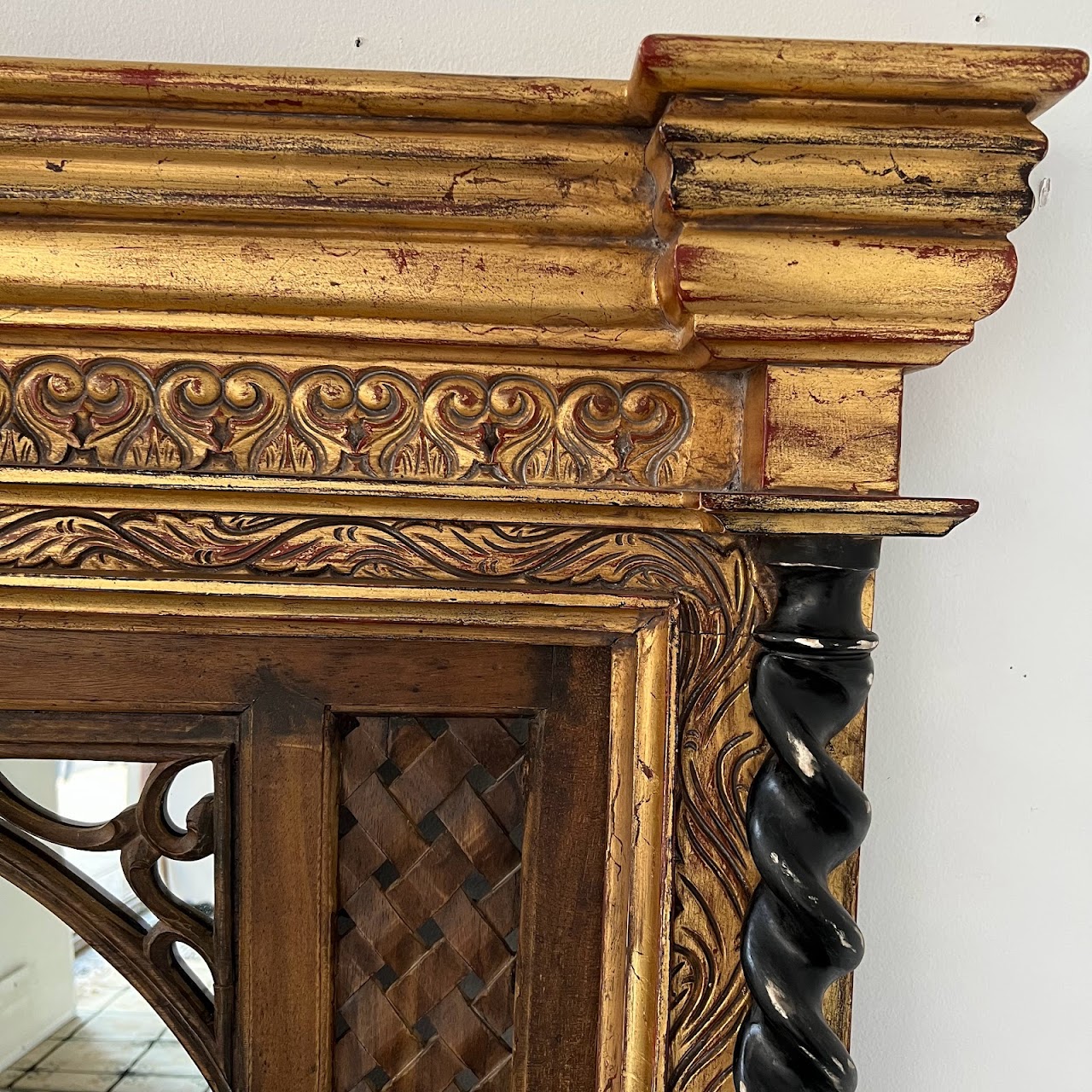 Carved Gilt Mantel Mirror