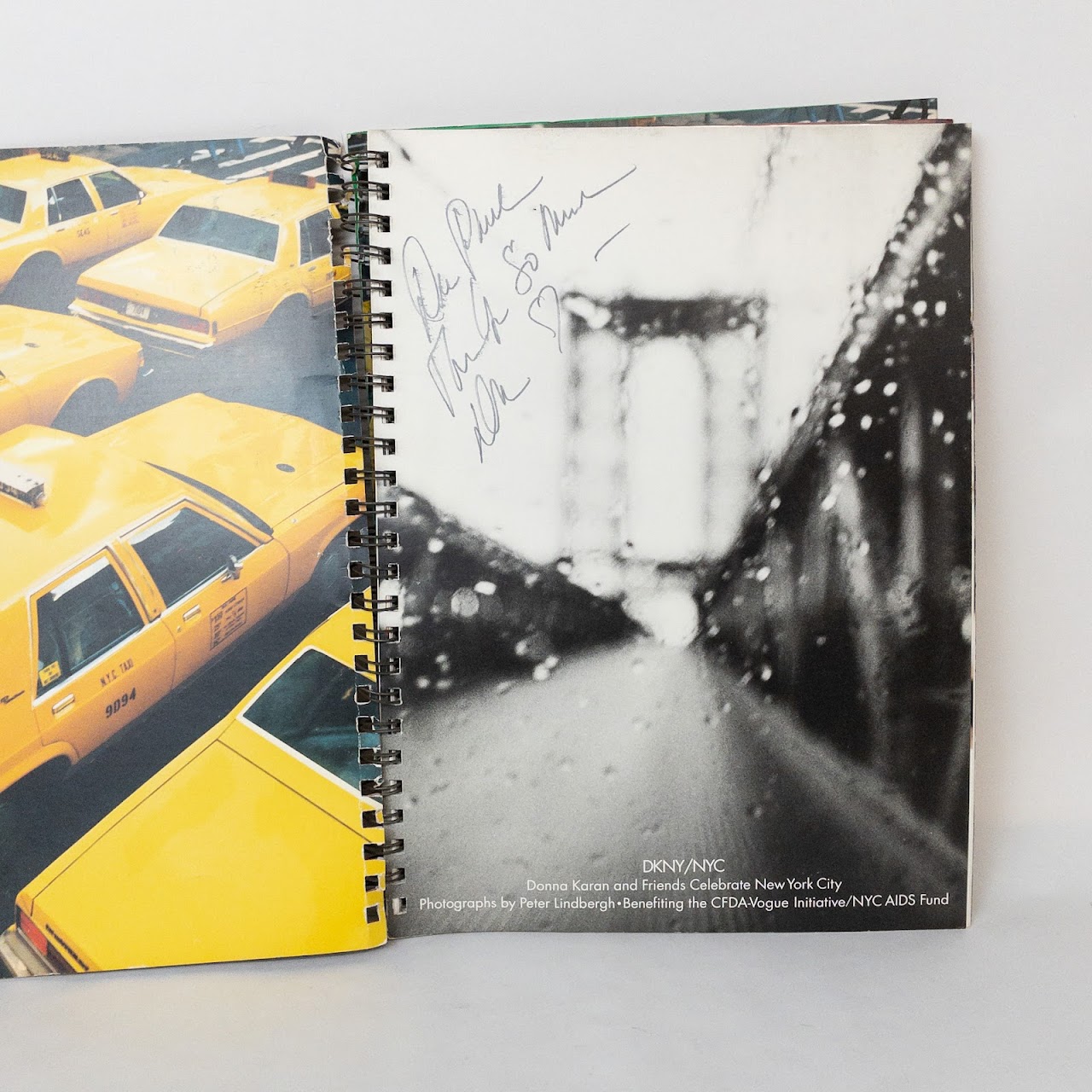 DKNY Vintage SIGNED Look Book  & CD-ROM Set