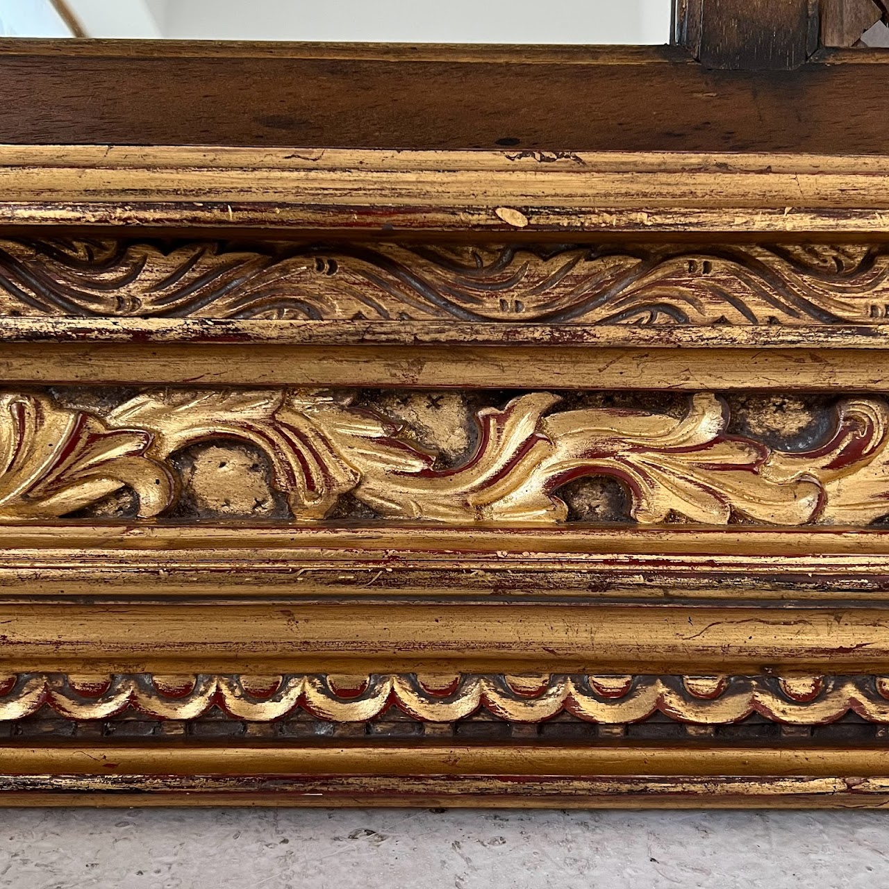 Carved Gilt Mantel Mirror