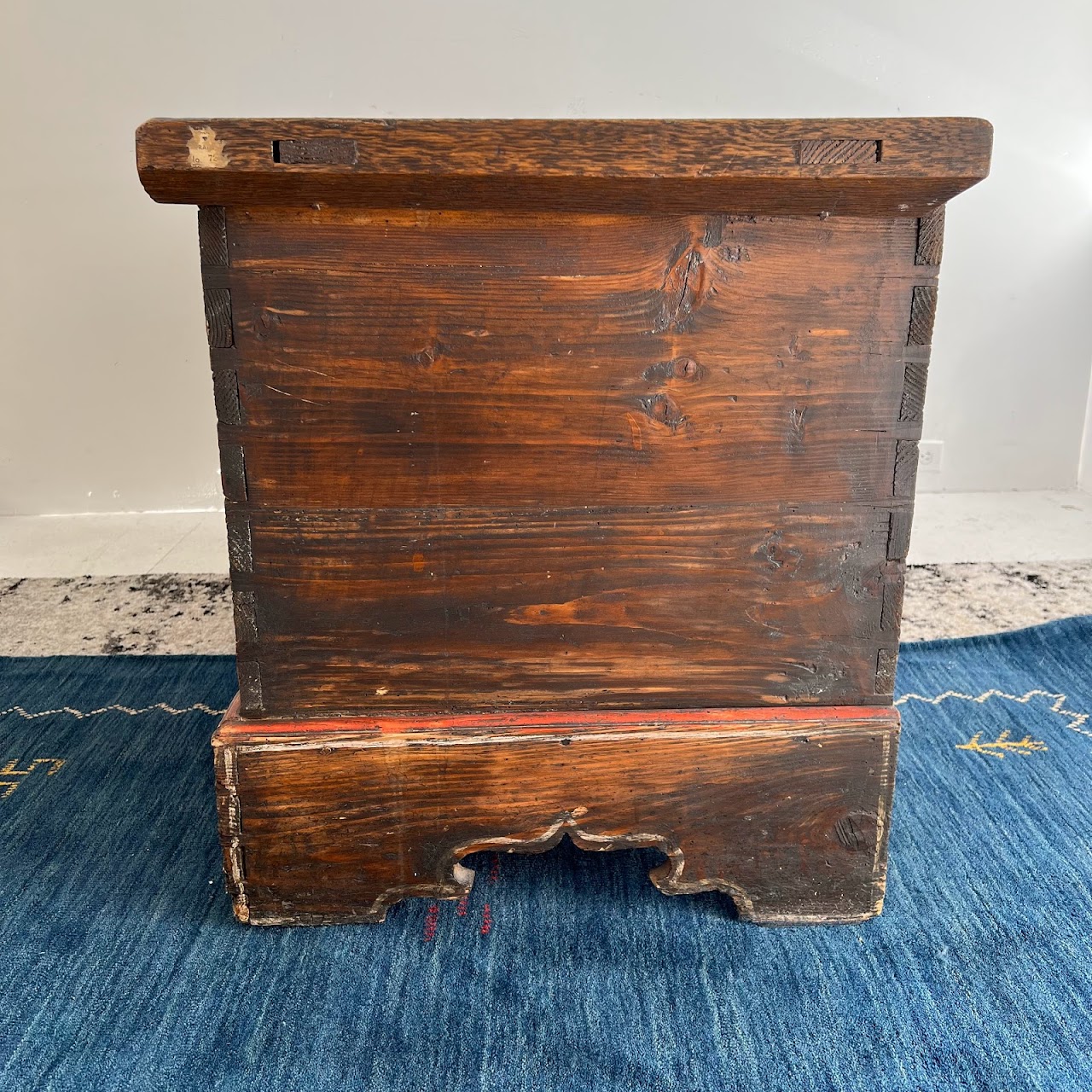 18th C. Alsatian Hand-Painted Wedding Chest