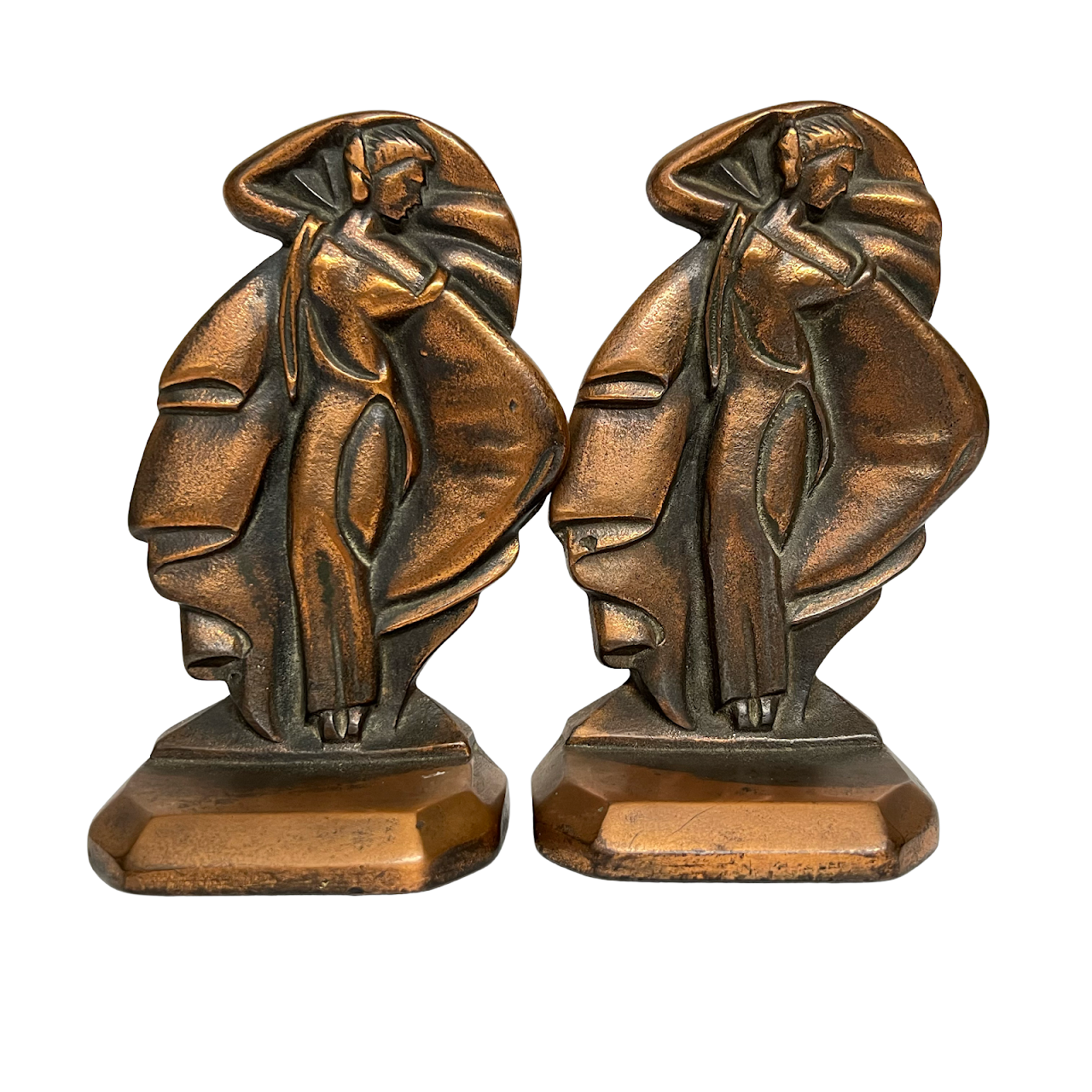 Art Moderne Deco Style Vintage Bookends