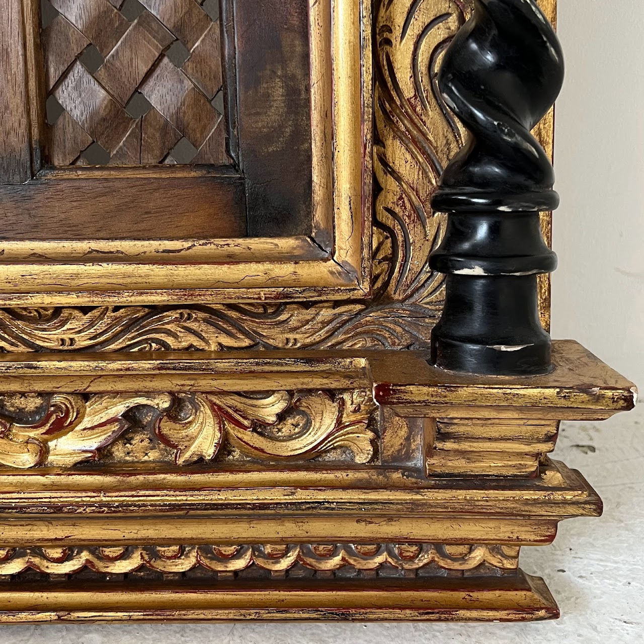 Carved Gilt Mantel Mirror