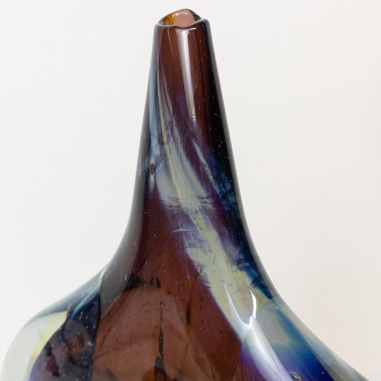 Michael Harris Signed Mdina Glass Vase