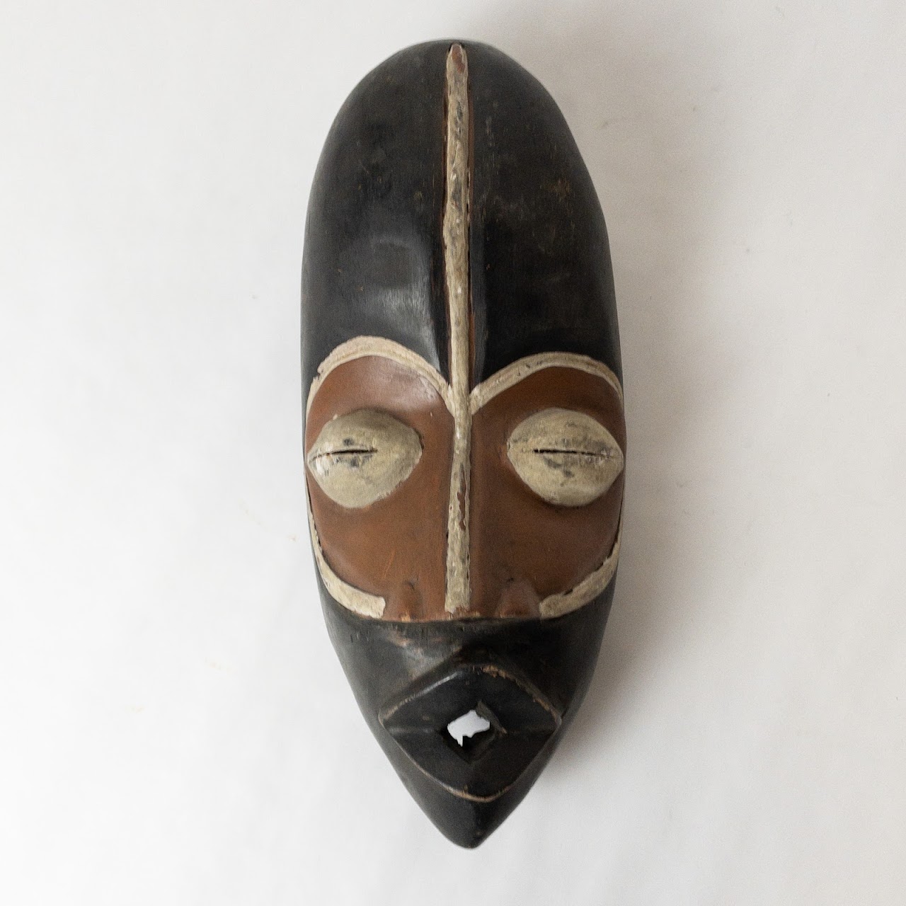 Painted Tribal Mask Pair