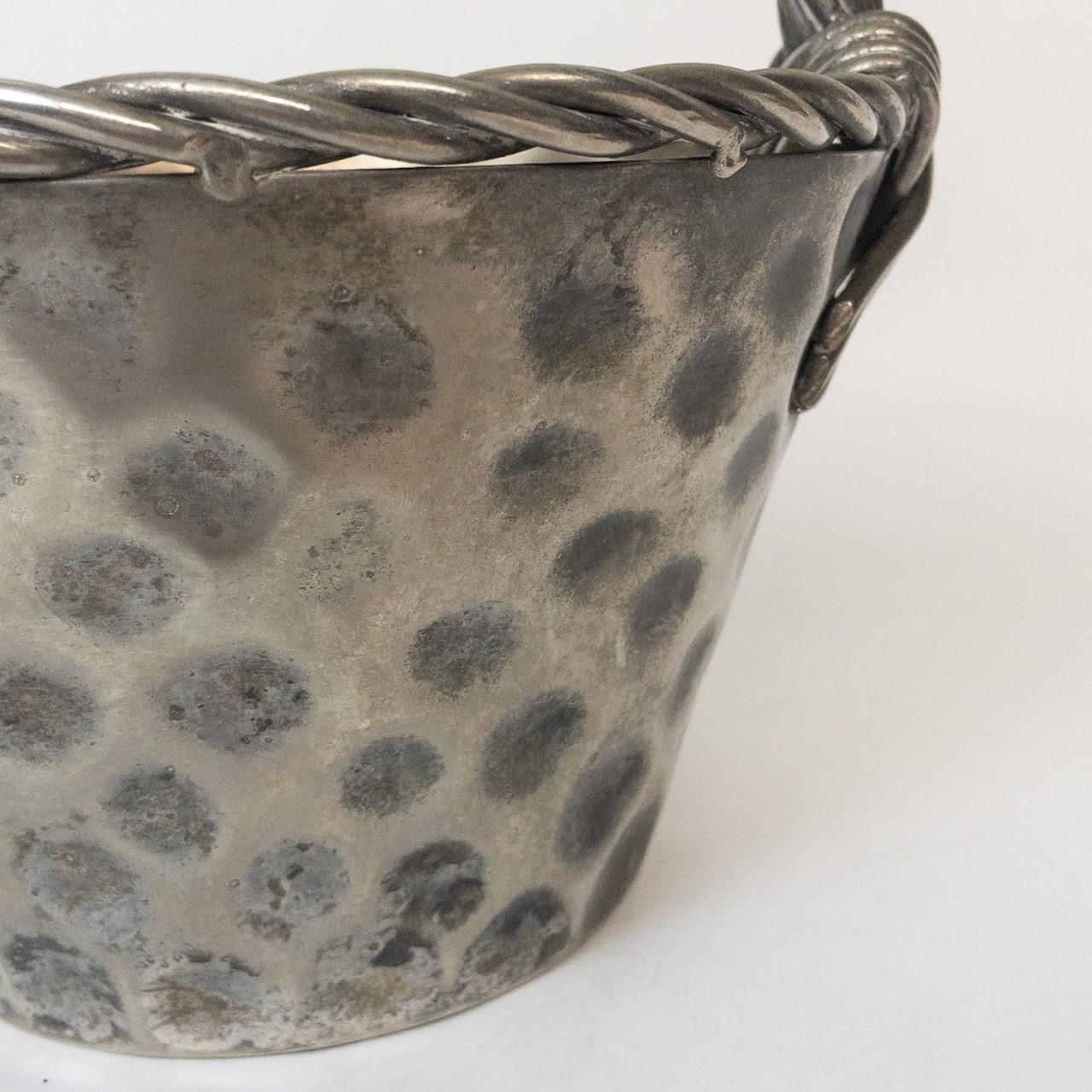 Cast Metal Decorative Basket