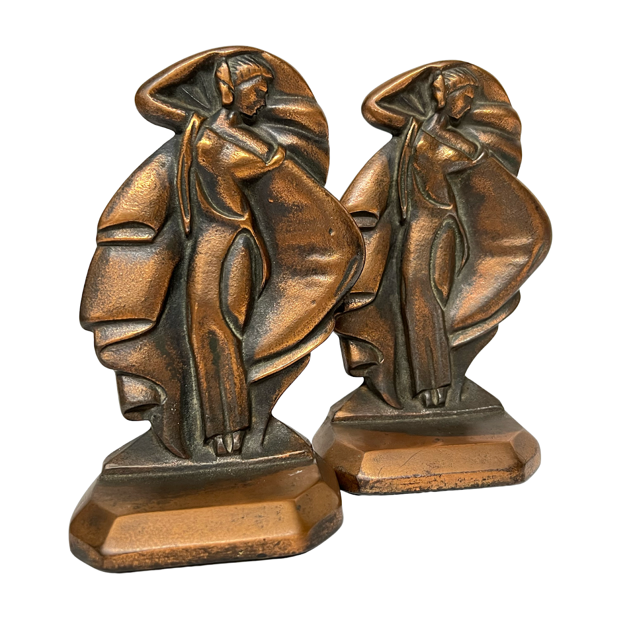 Art Moderne Deco Style Vintage Bookends