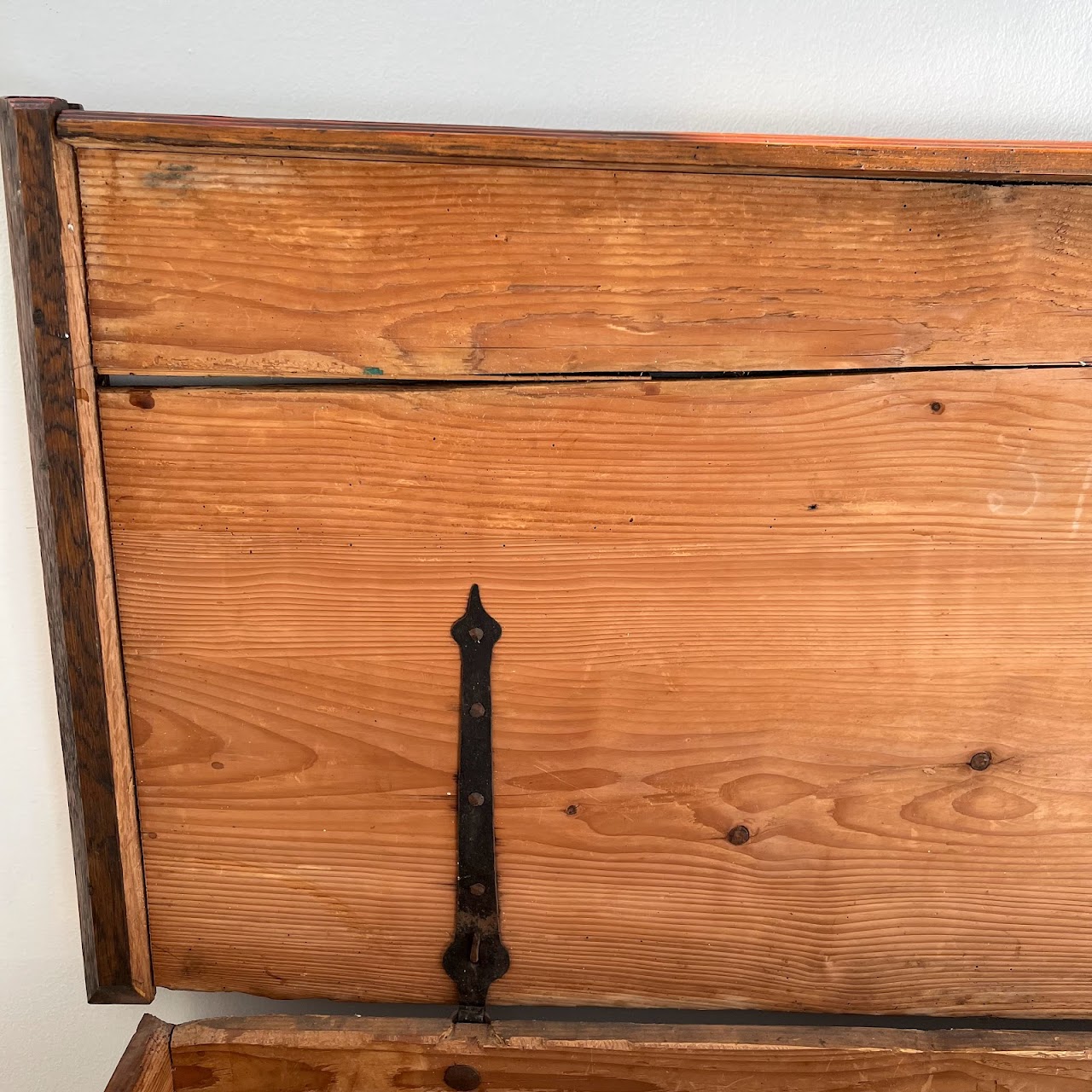 18th C. Alsatian Hand-Painted Wedding Chest