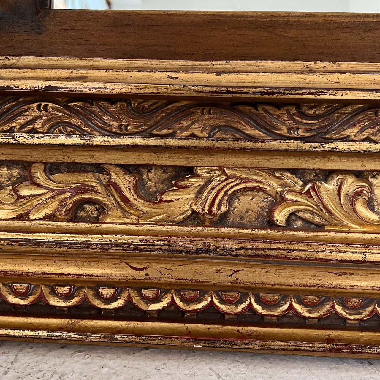 Carved Gilt Mantel Mirror