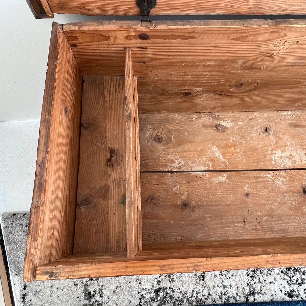 18th C. Alsatian Hand-Painted Wedding Chest