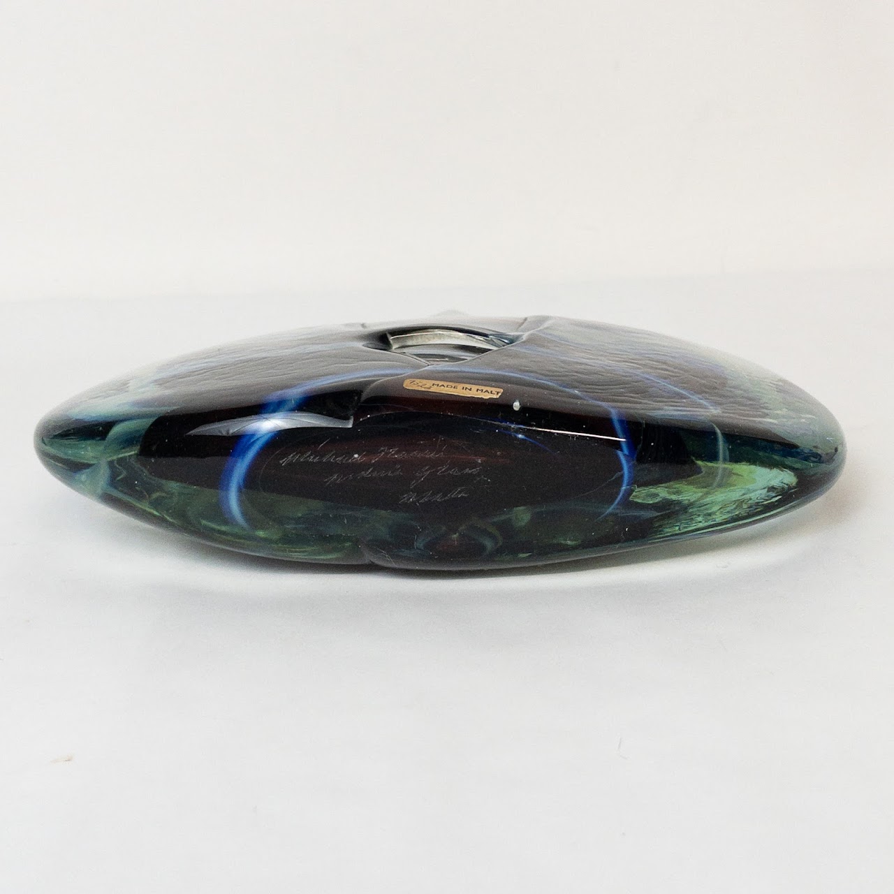 Michael Harris Signed Mdina Glass Vase