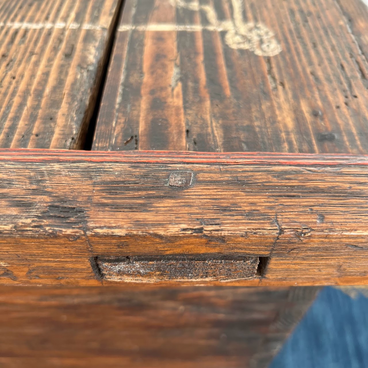 18th C. Alsatian Hand-Painted Wedding Chest