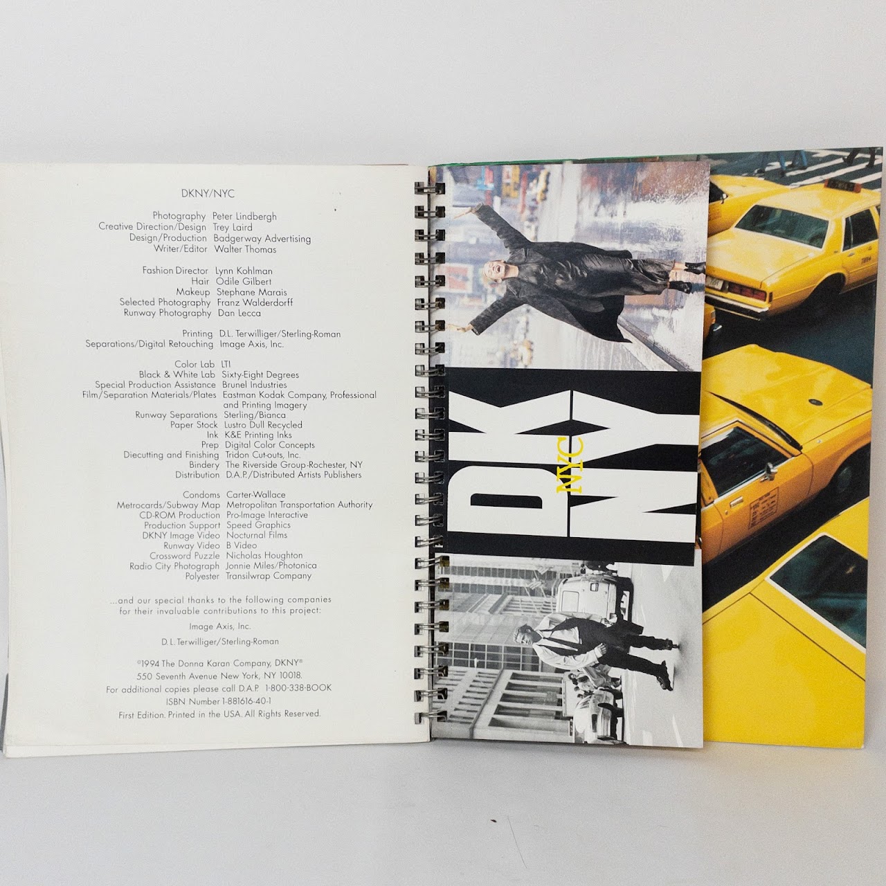 DKNY Vintage SIGNED Look Book  & CD-ROM Set