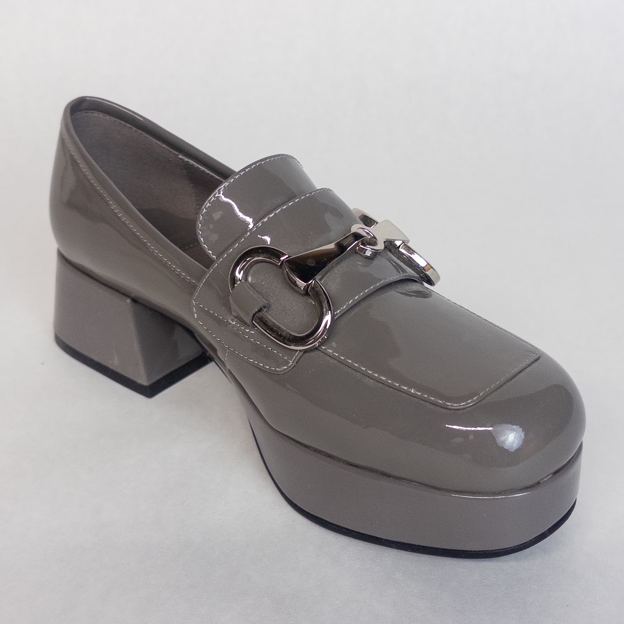 Jeffrey Cambell Block Heel Horsebit Loafers