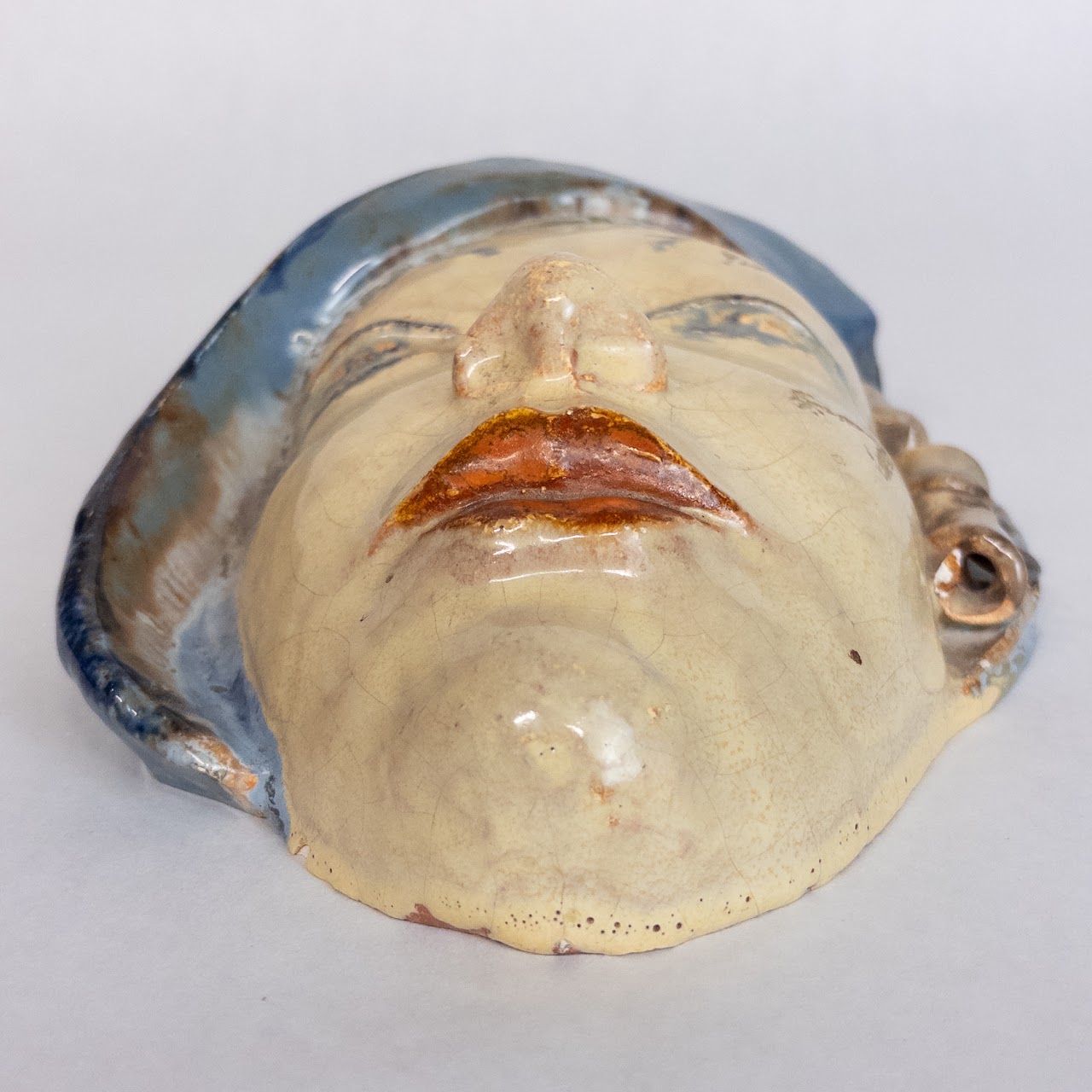 Walter Bosse Ceramic Wall Mask Sculpture Pair