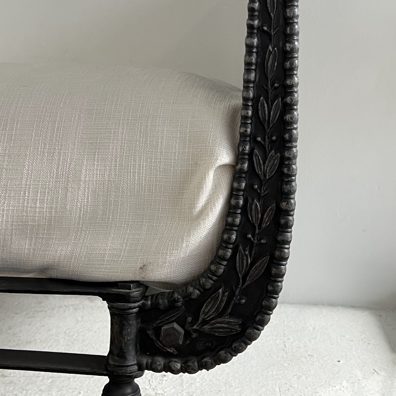 Restoration Hardware 19th C. French Empire Style Cast Iron Daybed