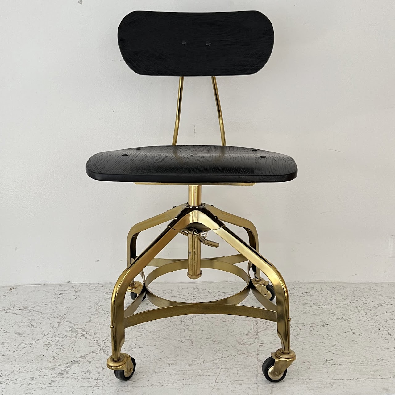 Industrial Style Rolling Desk Chair