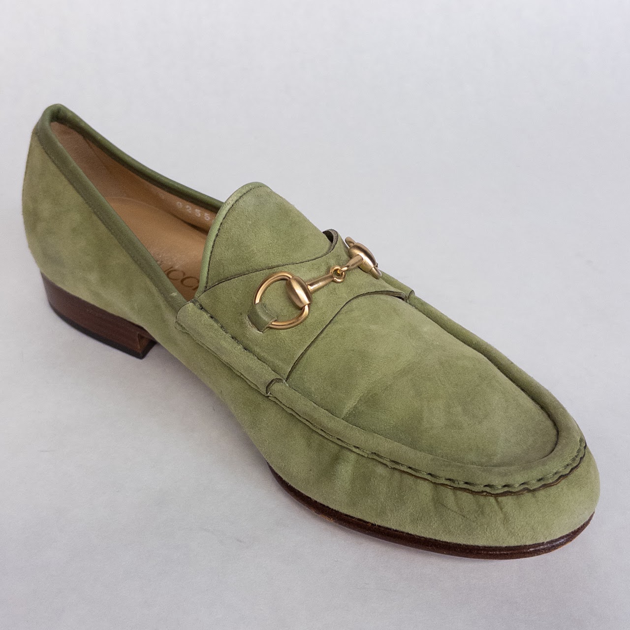 Gucci Suede Horsebit Loafers