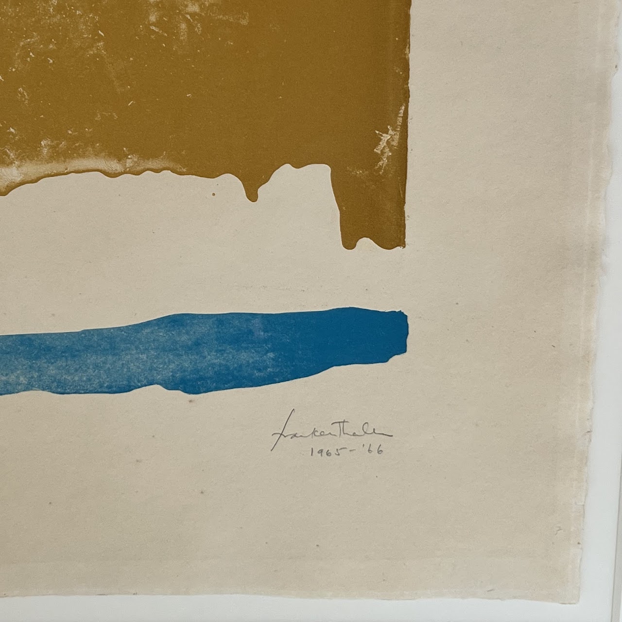 Helen Frankenthaler 'Persian Garden' Signed Lithograph, 1965-66