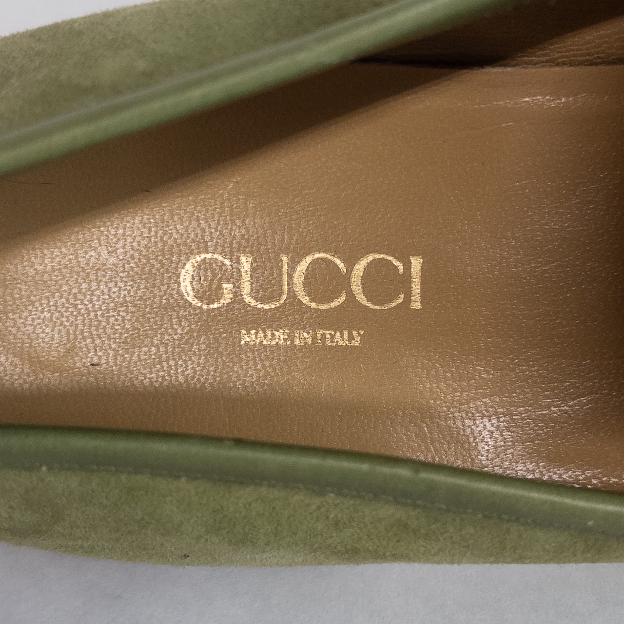 Gucci Suede Horsebit Loafers