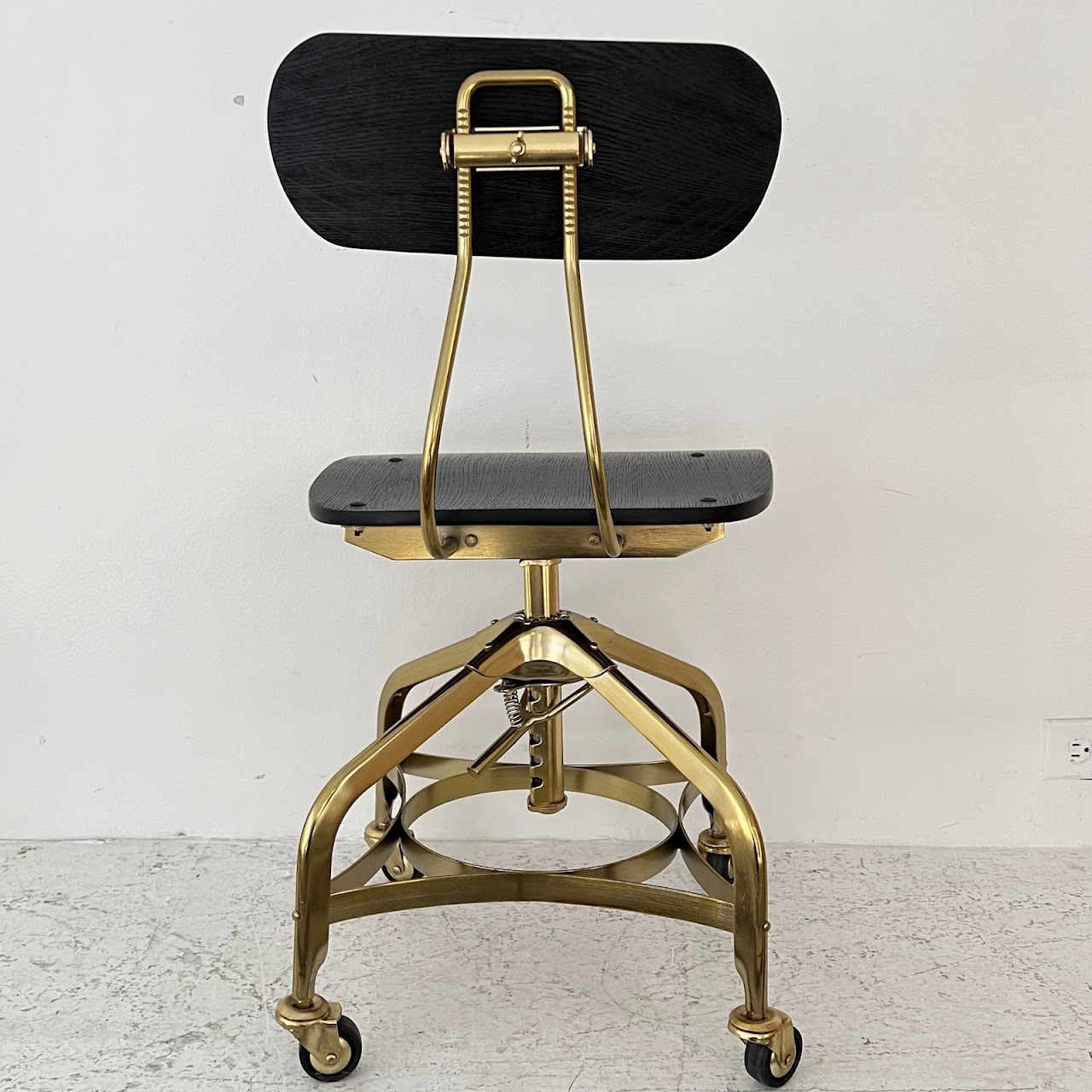 Industrial Style Rolling Desk Chair