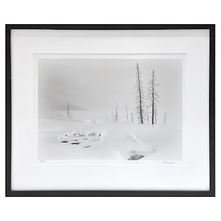 Gifford Ewing Signed Snowy Landscape Photograph #2