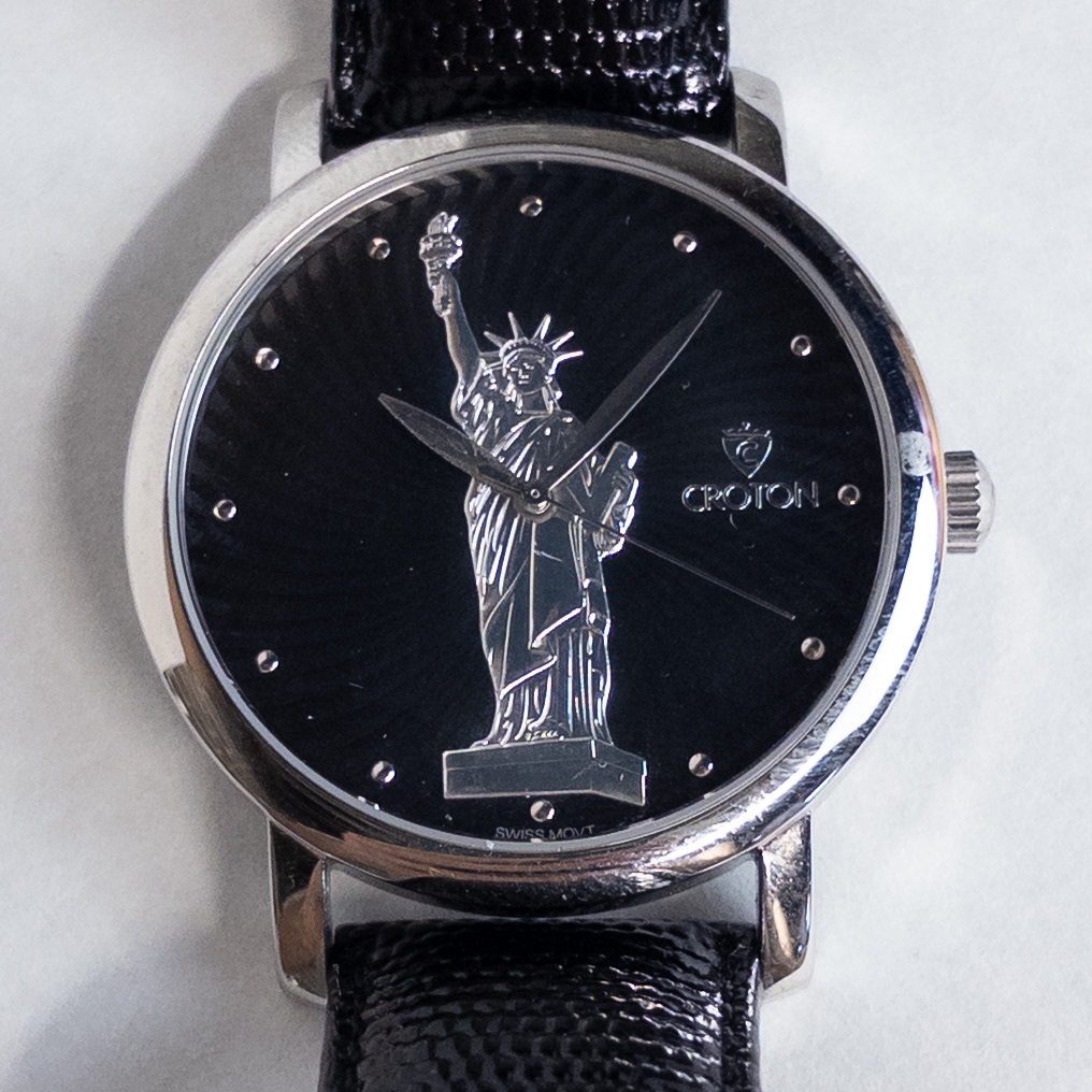 Croton Sterling Silver Statue of Liberty Watch