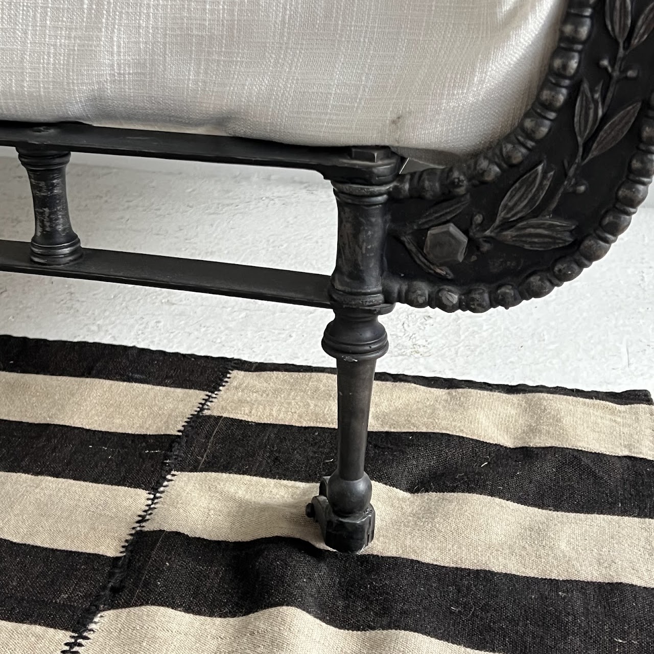 Restoration Hardware 19th C. French Empire Style Cast Iron Daybed