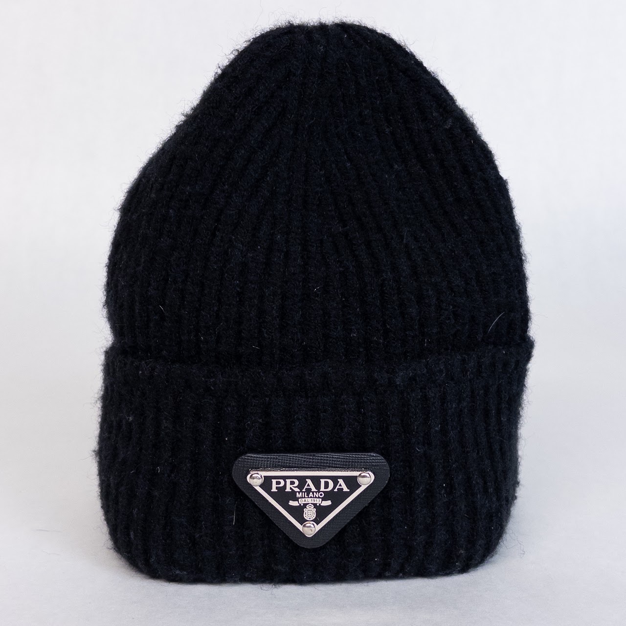 Prada Cable Knit Beanie