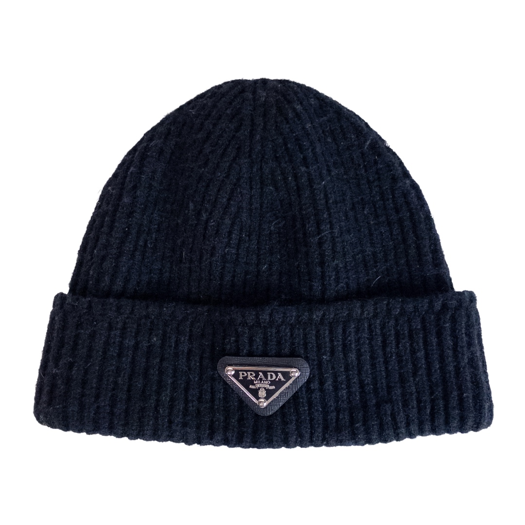 Prada Cable Knit Beanie