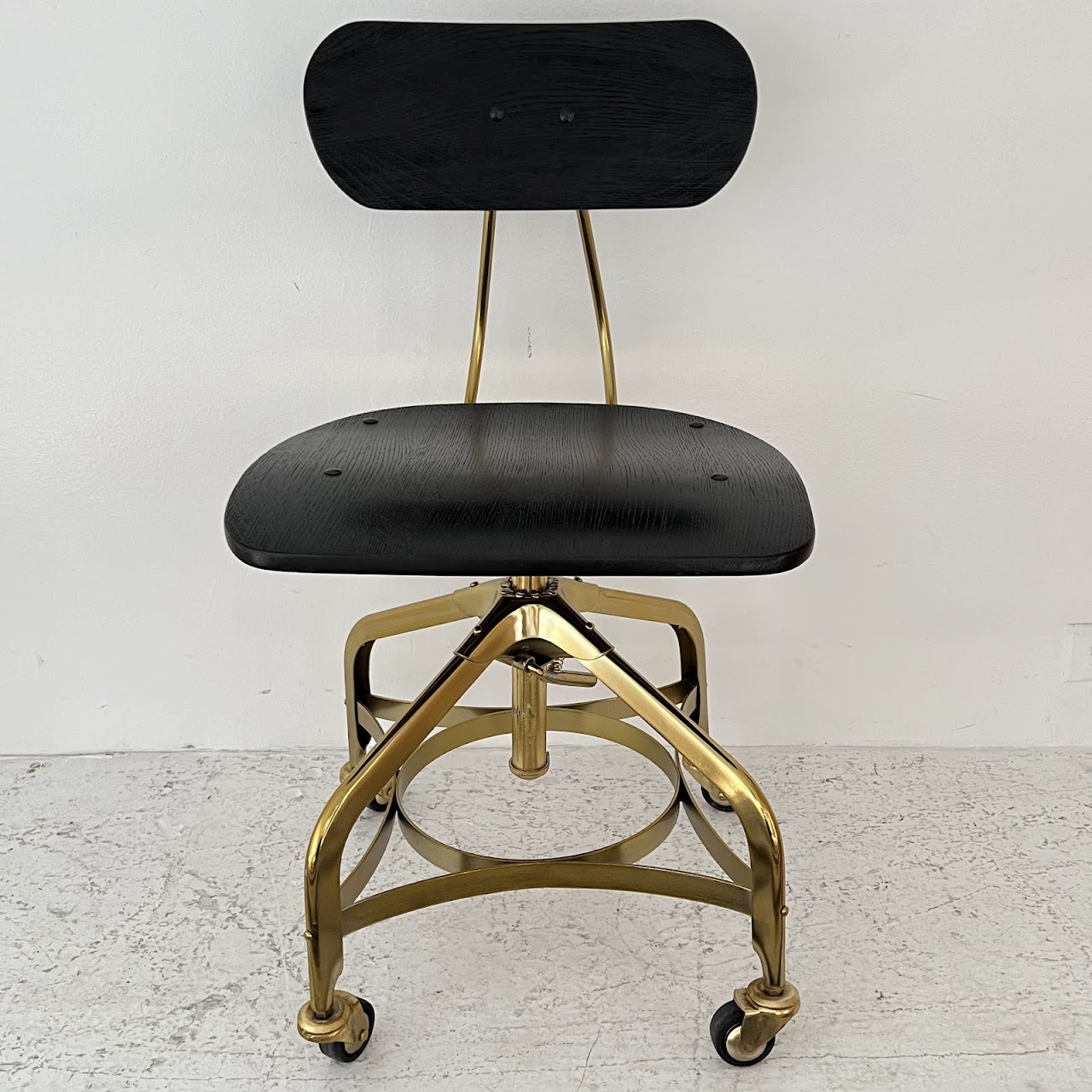 Industrial Style Rolling Desk Chair