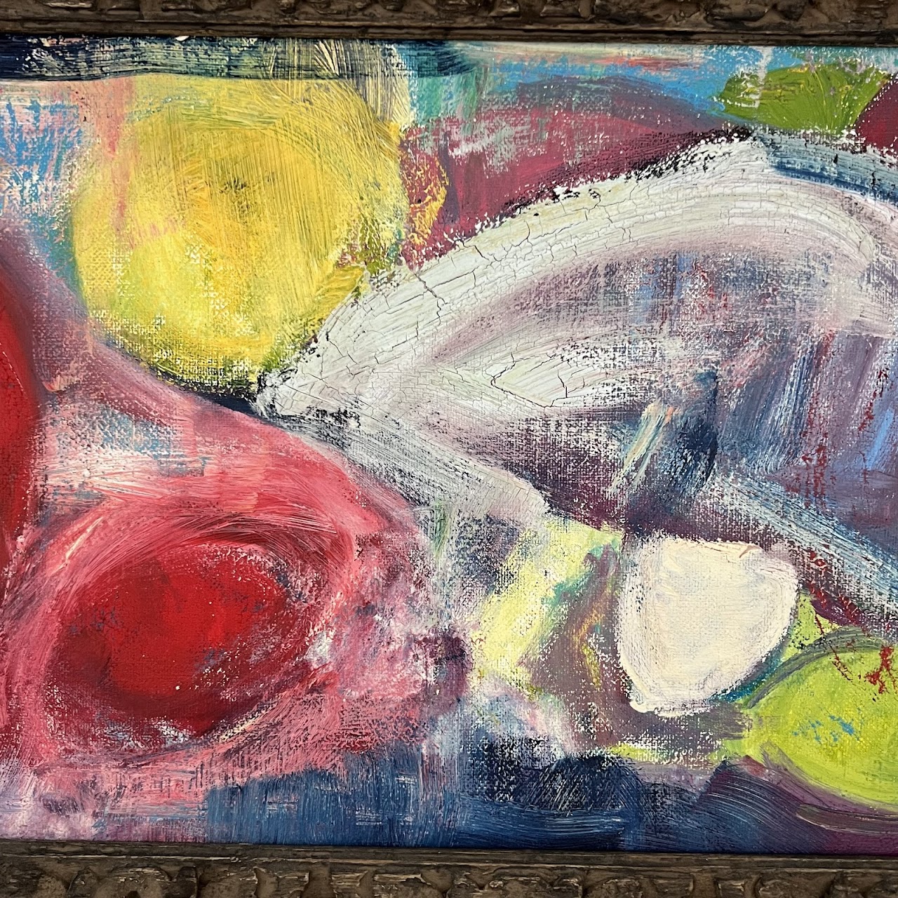 Amy Banker Signed Abstract Oil Painting