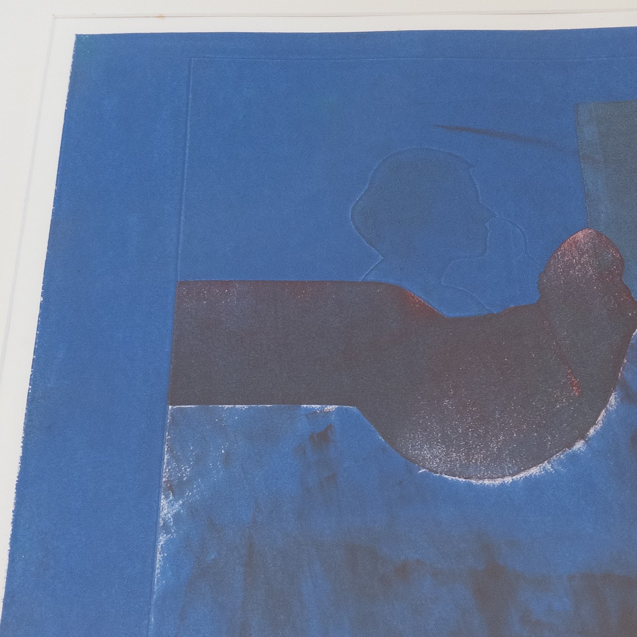 Jules Schaeffer Signed 'Garden Vision' Abstract Monotype