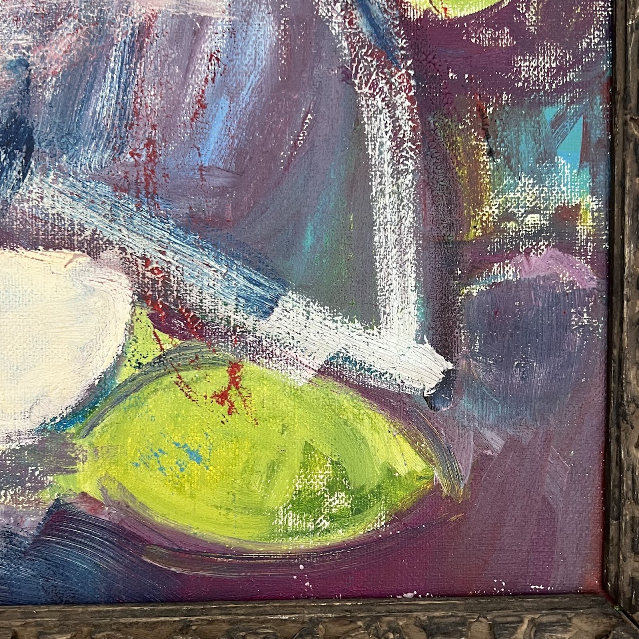 Amy Banker Signed Abstract Oil Painting