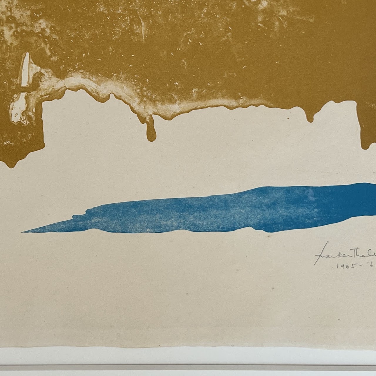 Helen Frankenthaler 'Persian Garden' Signed Lithograph, 1965-66