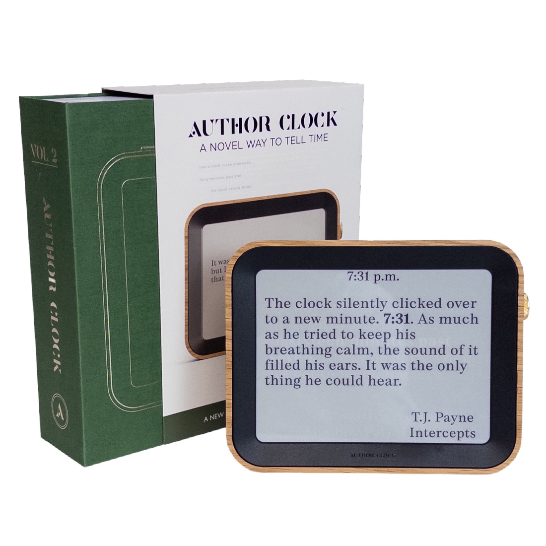 Author Clock from MoMA Design Store NEW