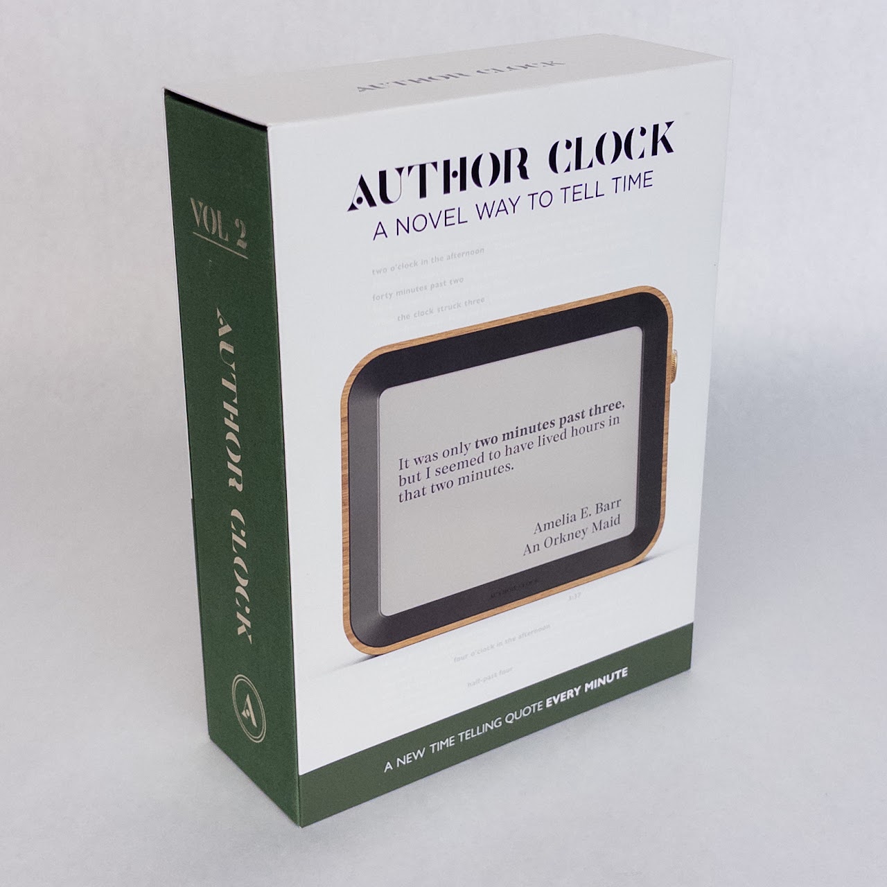 Author Clock from MoMA Design Store NEW