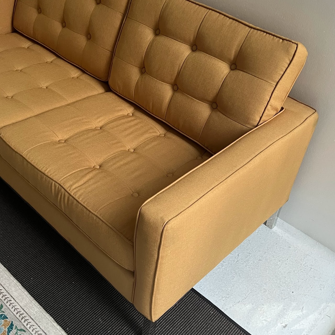 Tufted Contemporary Loveseat #2