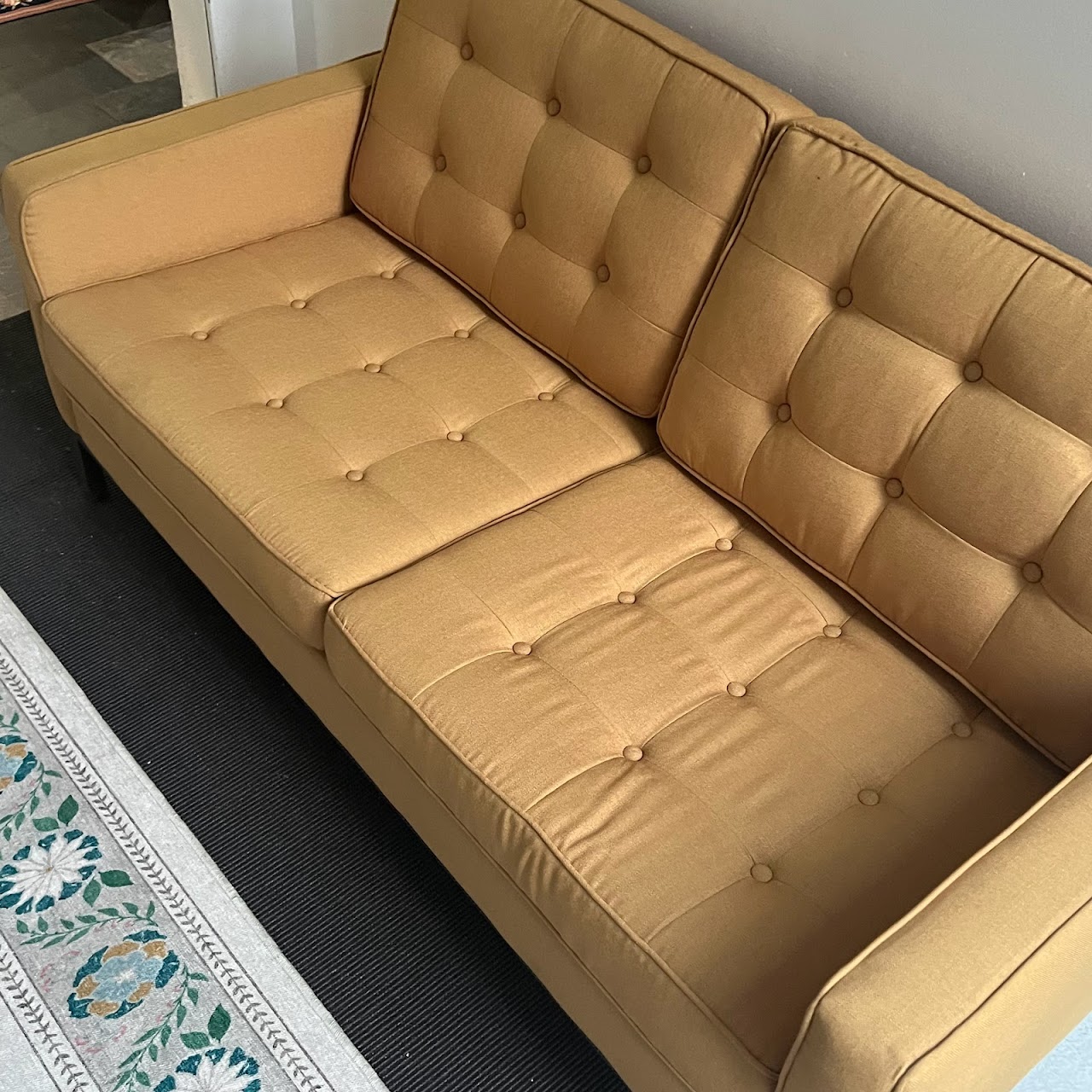 Tufted Contemporary Loveseat #2