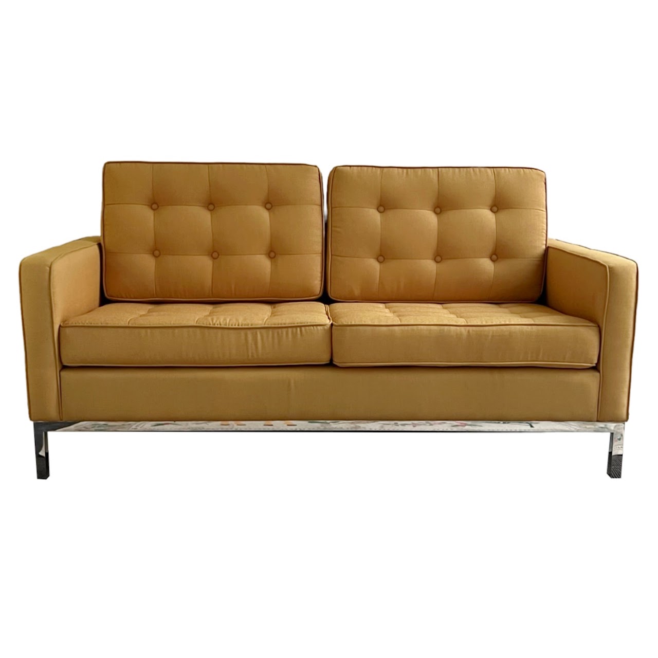 Tufted Contemporary Loveseat #1