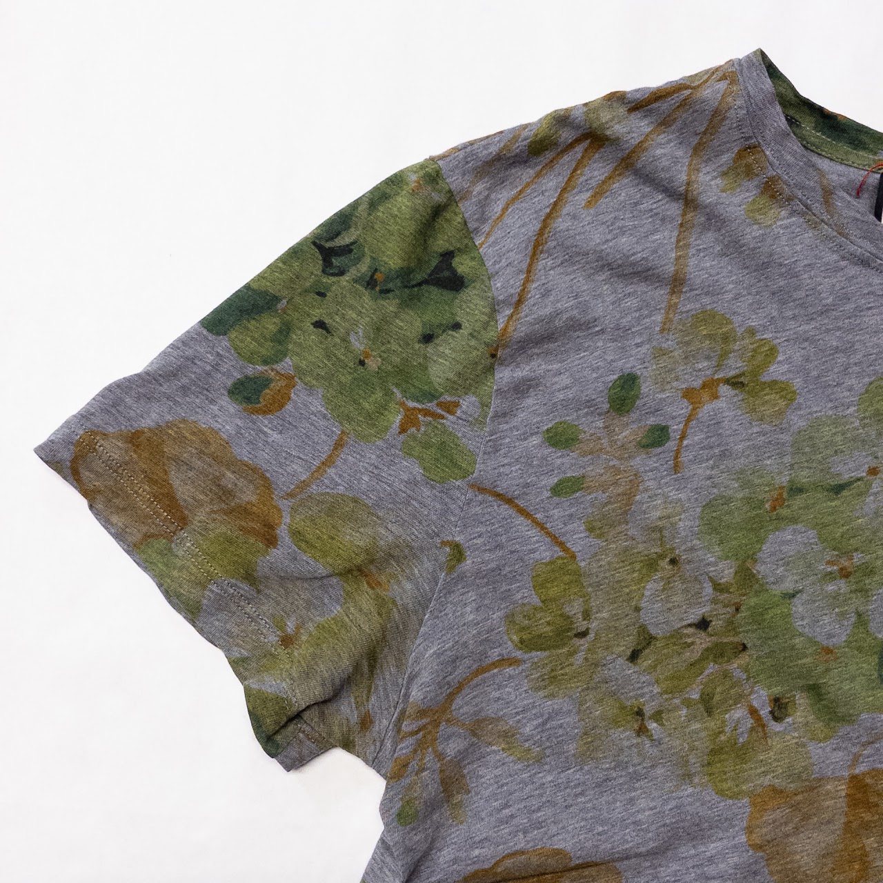 Gucci Cotton Floral Print T-Shirt